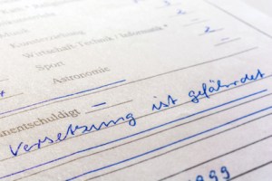 Halbjahreszeugnis lässt böses erahnen