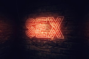 Sex neon sign